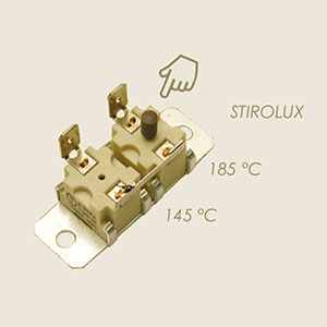 300-M - TERMOSTAT DOPPIO IN CERAMICA AUTOMATICO 145Ø RIARMO 185Ø
