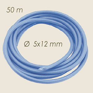 344-B - TUB ABUR SILICONIC CU IMBRACAMINTE SILICONICA ALBASTRU 5X12