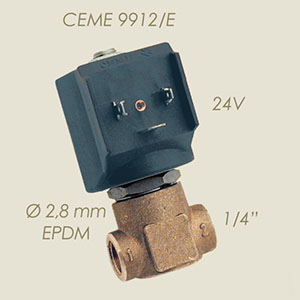 402-24 - ELECTROVALVA CEME ES 9912 1/4"F F 24 V