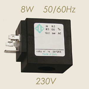 427-B-230 - BOBINA ODE 230 V 50/60 HZ 8W