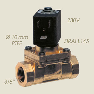 435-A - ELECTROVALVA SIRAI L145 3/8"F F ABUR 220 V