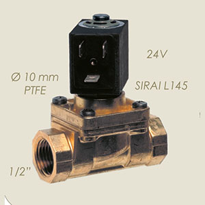 436-A-24 - ELECTROVALVA SIRAI L145 1/2"F F ABUR 24 V
