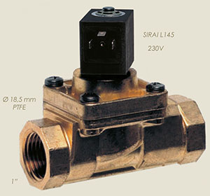 438-A - ELECTROVALVA SIRAI L145 1"F F ABUR 220 V