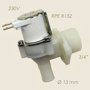 445-220 - ELECTROVALVA APA 3/4" PORTAGOMMA 230 V