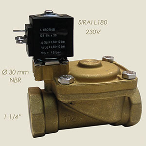 470-A - ELECTROVALVA SIRAI L180 1 1/4" APA 220 V