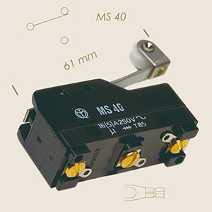 548 - MICROINTRERUPATOR MS40 ASTA LUNGA ROTELLA
