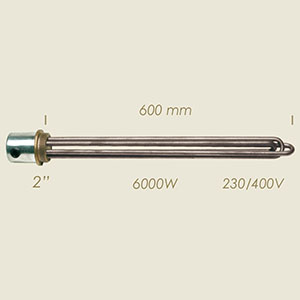 604-I - REZISTENTA L=600 6000 W 2"