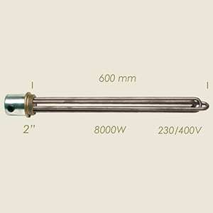 604-L - REZISTENTA L=600 8000 W 2"