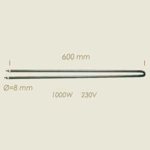 604-N - REZISTENTA AD U L=600 1000 W