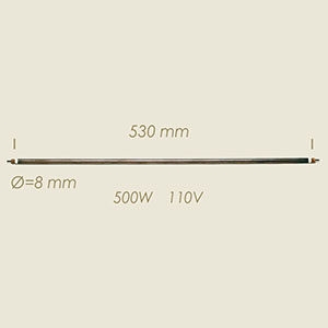 604-NA - REZISTENTA LINIARA L=530 500 W 110 V