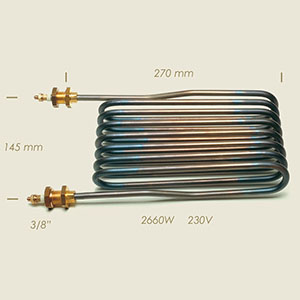 604-Q - REZISTENTA SOFFIETTO L=270 2660 W 3/8" INTERASSE=145