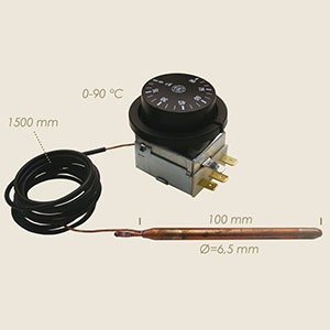 628-A - TERMOSTAT A BULBO 0Ø A 90Ø