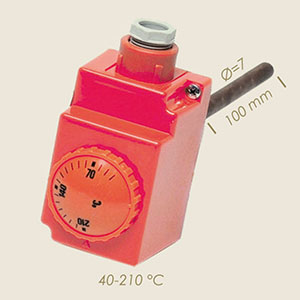 628-C - TERMOSTAT A GAMBO L=100 70Ø A 210Ø