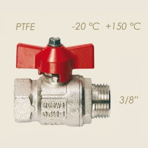 650-AB - ROBINET CU BILA FARFALLA 3/8"M 3/8"F