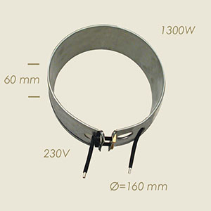 708-DA - REZISTENTA COLLARE CALDAIETTA 1300 W L=60
