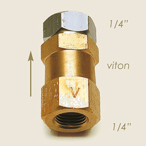 721 - SUPAPA DE SENS ABUR SEDE VITON 1/4"
