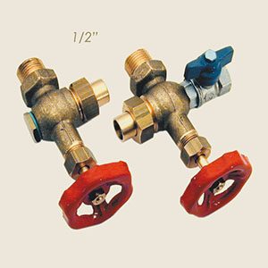 725 - KIT ROBINET PT REGULATOR DE NIVEL VISIVO 1/2" CON SARACINESCA DI SPURGO