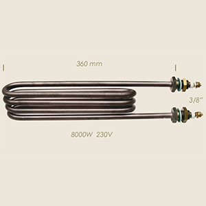776-BB - REZISTENTA ELEMENTO L=350 8000 W 3/8" 230 V