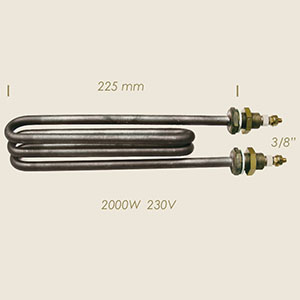 779-A - REZISTENTA ELEMENTO BM L=225 2000 W 3/8"
