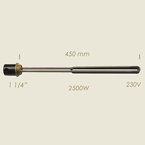 782-B - REZISTENTA L=450 2500 W 1 1/4"