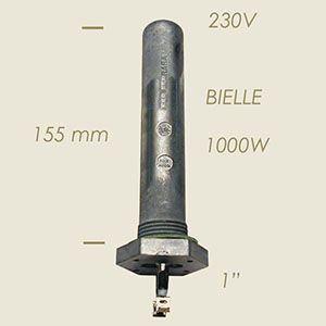 785-E - REZISTENTA ALLUMINIO 1" L=155 1000 W
