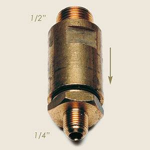 803 - SUPAPA DE SENS ABUR 1/4"M 1/2"F