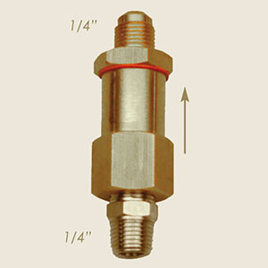 803-B - SUPAPA DE SENS APA 1/4"M 1/4"M