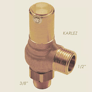 805-GI-K - SUPAPA DE SIGURANTA EVACUARE CONVOGLIATO 3/8"M 1/2"M KARLEZ