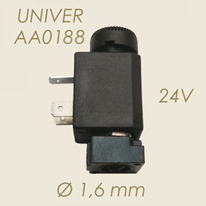 830-AB - ELECTROVALVA UNIVER AA0188 1/8" NORMALMENTE APERTA 24 V
