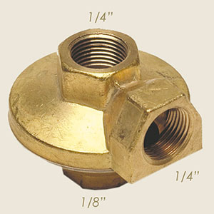 847 - SCARICO RAPIDO 1/8"F 1/4"F