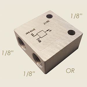 854 - VALVA 1/8" OR