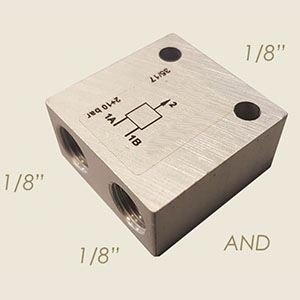 854-A - VALVA 1/8"AND