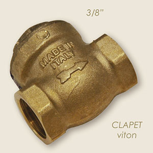 856-A - SUPAPA DE SENS CU CLAPETA TENUTA VITON 3/8"