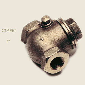 859 - SUPAPA DE SENS CU CLAPETA TENUTA METALLICA 1"