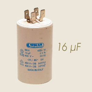 921-A - CONDENSATOR PENTRU POMPA 16 MICROFARAD