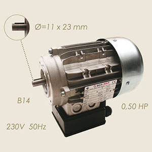 939-BAN - MOTOR ASPIRANT 63 B14 0,37 KW 230/1/50