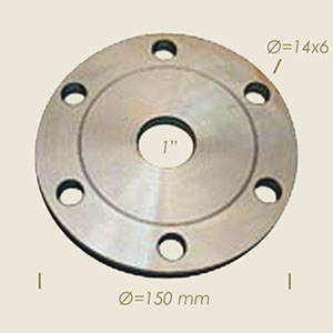 963-B - FLANSA PENTRU REGULATOR DE NIVEL 6 FORI Ø 150