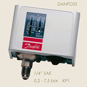 964-003-A - PRESOSTAT GAZ REFRIGERANTE DANFOSS KP1 0,2 A 7,5 BAR