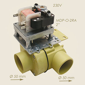 992-FD - VALVA EVACUARE  APA 2" NORMALMENTE APERTA 230 V A SQUADRA MDP-O-2RA