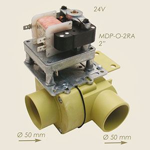 992-FD-24 - VALVA EVACUARE APA 2" NORMALMENTE APERTA 24 V A SQUADRA MDP-O-2RA