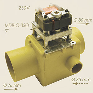 992-GA - VALVA EVACUARE APA 3" NORMALMENTE APERTA 230 V MDB-O-3SO