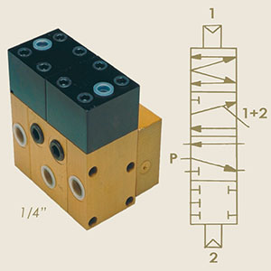 SA-XCA-C-2 - VALVA 1/4" SA/XAC/C 2